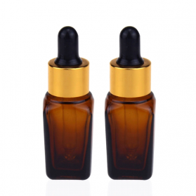 Amber Color Glass Essential Oil Bottle