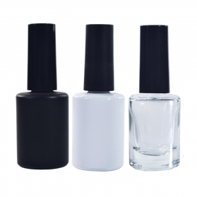 Glass Nail Polish Bottle With Cap And Brush