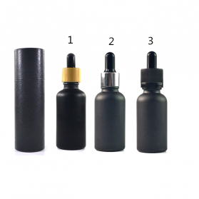 Black Color Glass Essential Oil Bottle