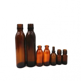 Amber Color Glass Essential Oil Bottle