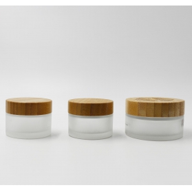 15g 20g Frosted Glass Cream Jar