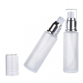 50ml Frosted Glass Pump Bottle
