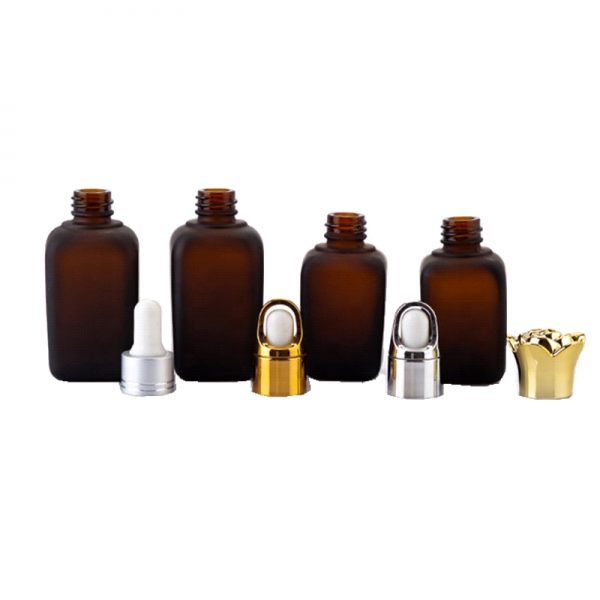 Amber Color Glass Essential Oil Bottle