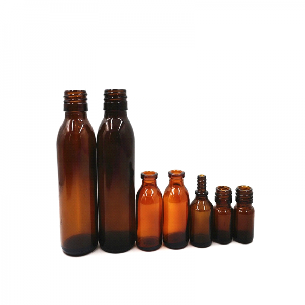 Amber Color Glass Essential Oil Bottle