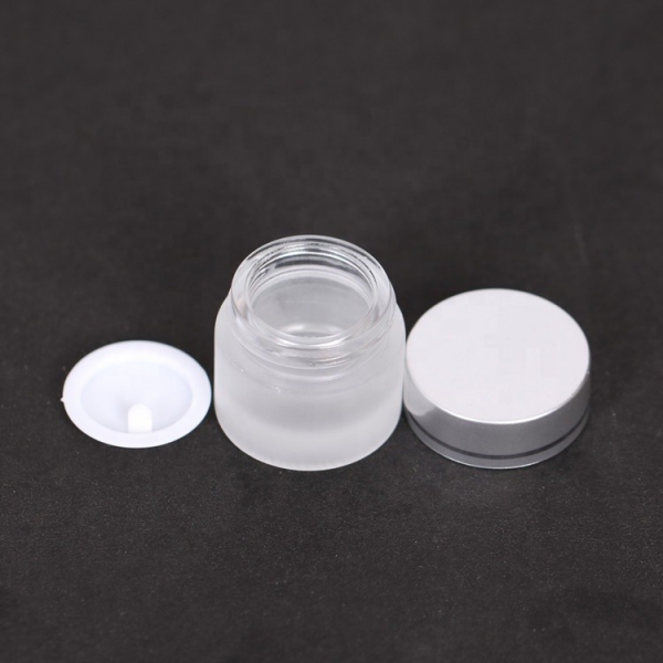 5ml 10ml 15ml 30ml 50ml Frosted Glass Cream Jar