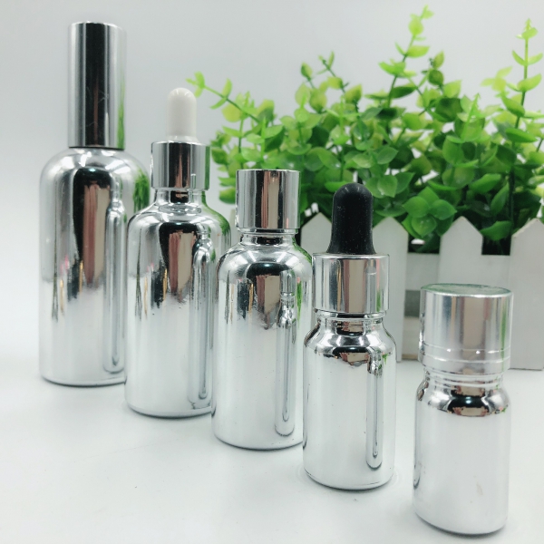 Electroplating Silver Essential Oil Bottle
