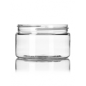 4OZ Clear Pet Plastic Single Wall Jar With 70-400 Neck Finish