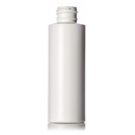 4OZ Hdpe Plastic Cylinder Round Bottle With 24-410 Neck Finish