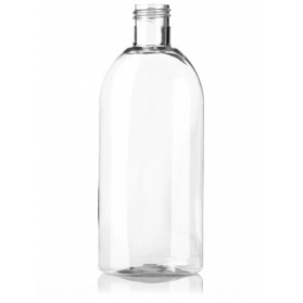 8OZ Clear Pet Plastic Capri Oval Bottle With 24-415 Neck Finish