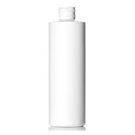 8OZ Hdpe Plastic Cylinder Round Bottle With 24-410 Neck Finish