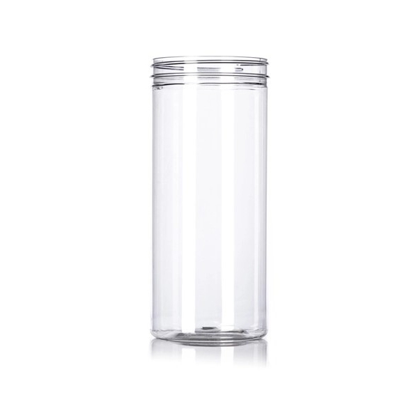 8OZ Clear Pet Plastic Jerky Canister With 110-400 Neck Finish