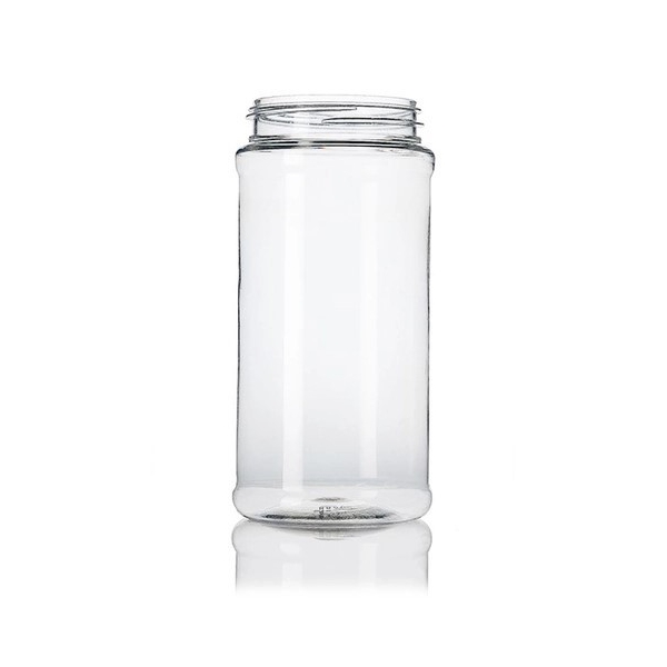 16OZ Clear Pet Plastic Spice Bottle With 63-485 Neck Finish