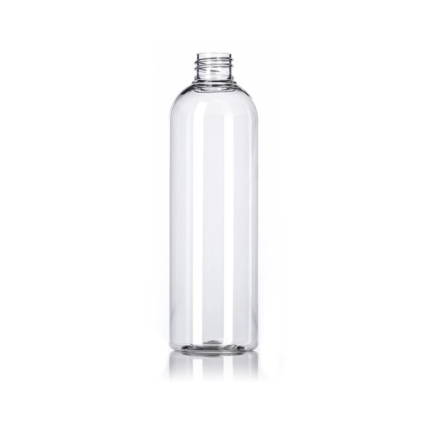 16OZ Clear Pet Plastic Bullet Round Bottle With 28-410 Neck Finish