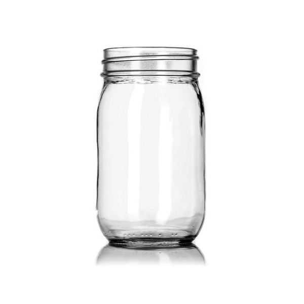16OZ Clear Glass Jar With 70-450G Neck Finish