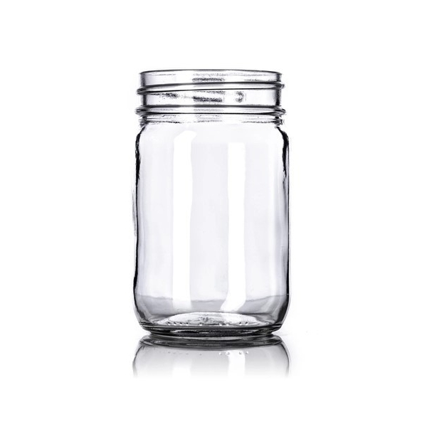 12OZ Clear Glass Jar With 70-450G Neck Finish